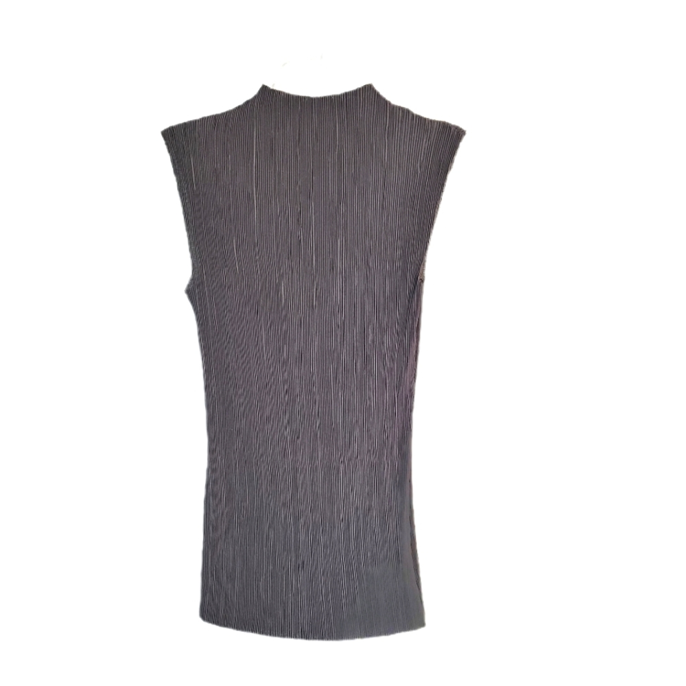 Bailey 44 Black Pleated Crepe Tank - 8 - Picture 1 of 6